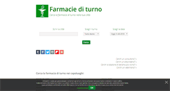 Desktop Screenshot of farmaciediturno.net