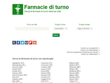 Tablet Screenshot of farmaciediturno.net